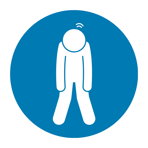 Icon of a limp body